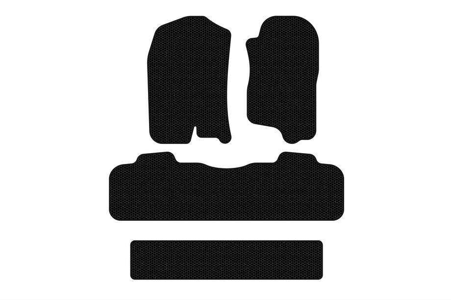 Chevrolet Tahoe 2007–2014 Carsuit gumijas salona paklājiņi (3 rindas, 2007-2014, melni) Image