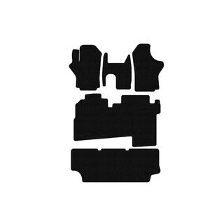 Gumijas salona paklājiņi Carsuit (2004-2007, 3 rindas, 8-vietīgs, melni) Hyundai H200, H1, Starex 1998–2007 foto 1