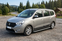 Renault Lodgy 2013–2022 Sānu pakāpieni Tayga Grey (2 gab., alumīnijs) foto 1