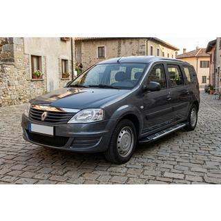 Sānu sliekšņi Sunrise (2 gab., alumīnijs) Dacia Logan MCV 2004–2014 foto 3