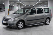Dacia Logan MCV 2004–2014 Sānu pakāpieni RedLine V1 (2 gab., alumīnijs) foto 3
