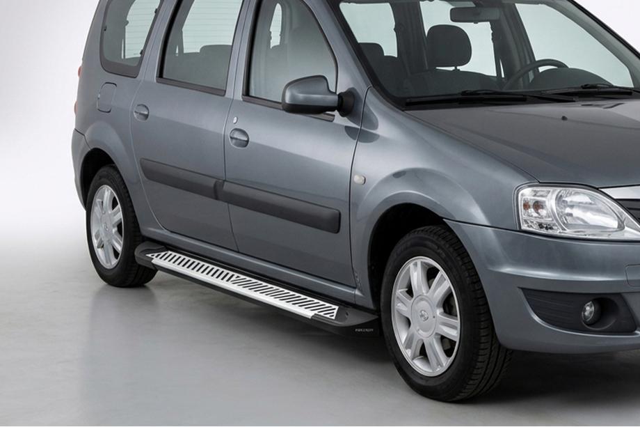 Dacia Logan MCV 2004–2014 Sānu sliekšņi Line (2 gab., alumīnijs) Image