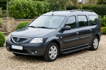 Renault Logan MCV 2005–2013 Sānu pakāpieni Allmond Black (2 gab., alumīnijs) foto 1
