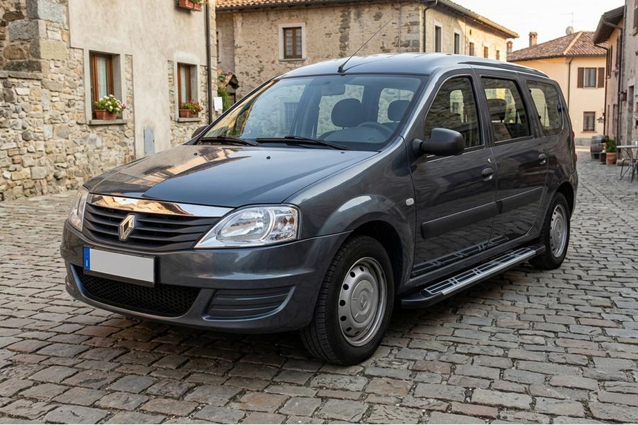 Renault Logan MCV 2005–2013 Sānu sliekšņi Sunrise (2 gab., alumīnijs) Image