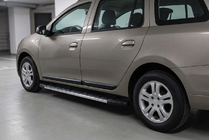 Dacia Logan MCV 2013–2020 Sānu sliekšņi Duru (2 gab., alumīnijs) foto 1
