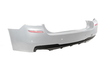 BMW 5. sērija F10/F11 2010–2016 Aizmugurējā bampera difuzors vienpusējam dubultajam izpūtējam (M-Performance) foto 2