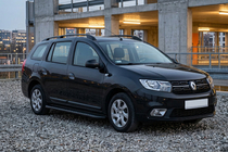Dacia Logan MCV 2013–2020 Sānu pakāpieni Bosphorus Black (2 gab., alumīnijs) foto 1