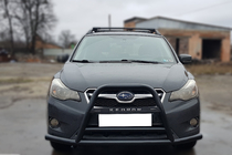 Subaru XV 2011–2017 Kengurubārs F1-71 Black (nerūsējošais tērauds) foto 1