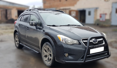 Subaru XV 2011–2017 Kengurubārs F1-71 Black (nerūsējošais tērauds) foto 3