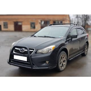 Kengurubārs F1-71 Black (nerūsējošais tērauds) Subaru XV 2011–2017 foto 2