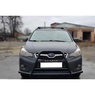 Kengurubārs F1-71 Black (nerūsējošais tērauds) Subaru XV 2011–2017 foto 1