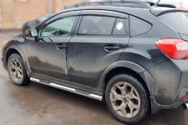 Subaru XV 2011–2017 Sānu sliekšņu caurules BB002 (2 gab., nerūsējošais tērauds) foto 3