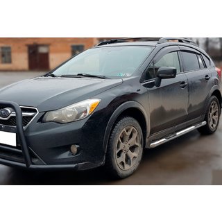 Sānu sliekšņu caurules BB002 (2 gab., nerūsējošais tērauds) foto 1