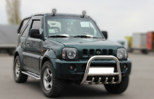 Suzuki Jimny 1998–2018 Kengurina stienis F2-01 (nerūsējošais tērauds) foto 2