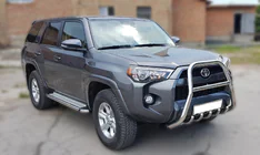 Toyota 4Runner 2009–2024 Kenguruaizsargs F1-50 (2014-2024, nerūsējošais tērauds) foto 2