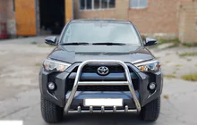 Toyota 4Runner 2009–2024 Kenguruaizsargs F1-50 (2014-2024, nerūsējošais tērauds) foto 1