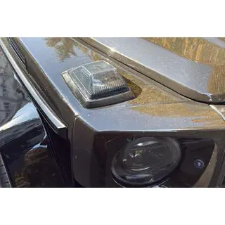 Pagrieziena rādītāji uz motora pārsega W464-Black V2 (2018-2022, 2 gab.)