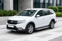Dacia Logan MCV 2013–2020 Sānu pakāpieni Rainbow (2 gab., alumīnijs) foto 1
