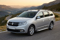 Dacia Logan MCV 2013–2020 Sānu sliekšņi X-5 tips (2 gab., alumīnijs) foto 1