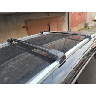 Jumta šķērsstieņi integrētiem jumta reliņiem ar atslēgas slēdzeni WingCarrier V2 (2 gab.) foto 1