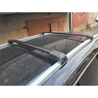 Jumta šķērsstieņi integrētiem jumta reliņiem ar atslēgas slēdzeni WingCarrier V2 (2 gab.) foto 1