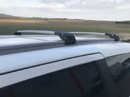 Dacia Lodgy 2012–2022 Jumta šķērsstieņi integrētiem jumta reliņiem ar atslēgas slēdzeni WingCarrier V2 (2 gab.) foto 2