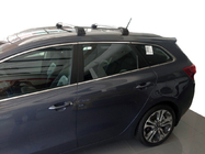 Kia Ceed 2012–2018 Jumta šķērsstieņi integrētiem jumta reliņiem ar atslēgas slēdzeni WingCarrier V2 (2 gab.) Pelēks foto 1