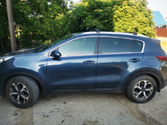 Kia Sportage 2015–2021 Jumta šķērsstieņi integrētiem jumta reliņiem ar atslēgas slēdzeni WingCarrier V2 (2 gab.) Melns foto 1