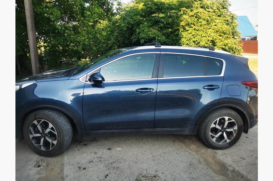Kia Sportage 2015–2021 Jumta šķērsstieņi integrētiem jumta reliņiem ar atslēgas slēdzeni WingCarrier V2 (2 gab.) Melns Image