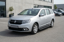 Renault Logan MCV 2013–2022 Sānu pakāpieni Allmond Black (2 gab., alumīnijs) foto 1
