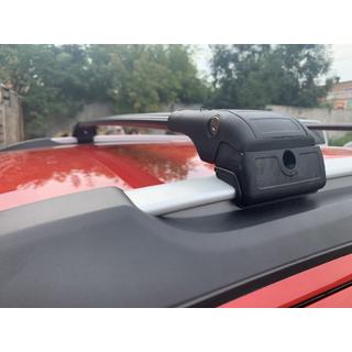 Jumta šķērsstieņi integrētiem jumta reliņiem ar atslēgas slēdzeni WingCarrier V2 (2 gab.) Opel Mokka 2012–2021 foto 2