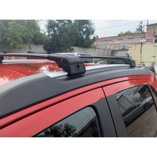 Jumta šķērsstieņi integrētiem jumta reliņiem ar atslēgas slēdzeni WingCarrier V2 (2 gab.) Opel Mokka 2012–2021 foto 1