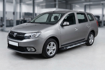 Renault Logan MCV 2013–2022 Sānu sliekšņi Sunrise (2 gab., alumīnijs) foto 1