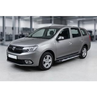 Sānu sliekšņi Sunrise (2 gab., alumīnijs) Renault Logan MCV 2013–2022 foto 1
