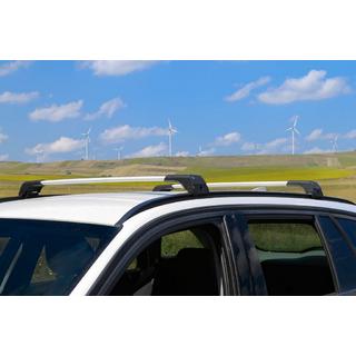 Jumta šķērsstieņi integrētiem jumta reliņiem ar atslēgas slēdzeni WingCarrier V2 (2 gab.) BMW 5. sērija F10/F11 2010–2016 foto 2