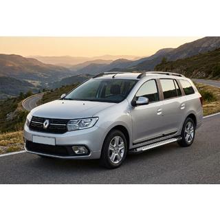 Sānu pakāpieni Allmond Grey (2 gab., alumīnijs) Renault Logan MCV 2013–2022 foto 1