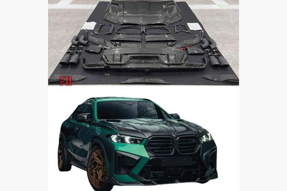 BMW X6 G06 2019–2027 Virsbūves komplekts X6M F96 LRT-Design Carbon (2023+) Foto 3