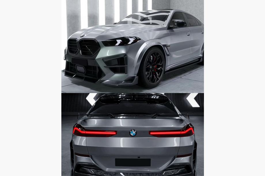 BMW X6 G06 2019–2027 LU-Design Carbon virsbūves komplekts X6M F96 (2023+) Foto 3