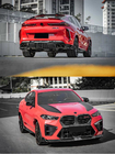 BMW X6 G06 2019–2027 Virsbūves komplekts X6M F96 SQ-Design Carbon (2023+) foto 2