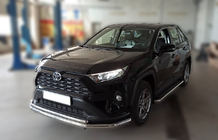 Toyota Rav 4 2019–2025 Priekšējais aizsargstienis F3-10 (nerūsējošais tērauds) foto 2