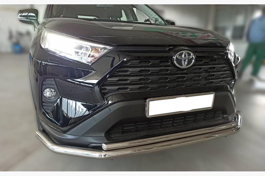 Toyota Rav 4 2019–2025 Priekšējais aizsargstienis F3-10 (nerūsējošais tērauds) Image
