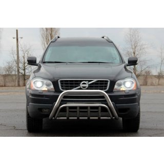 Priekšējais bullbar WT002 (nerūsējošais tērauds) Volvo XC90 2002–2014 foto 1