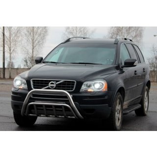 Priekšējais bullbar WT002 (nerūsējošais tērauds) Volvo XC90 2002–2014 foto 3