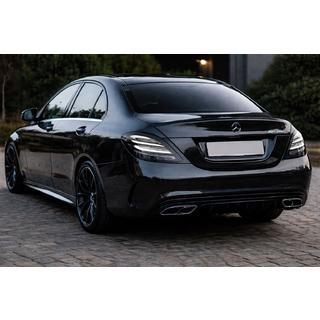 Aizmugures lukturi BlackEdition V2 (2 gab.) Mercedes C-сlass W205 2014–2021 foto 1