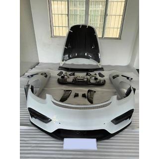 GT4 virsbūves komplekts (ABS + oglekļa šķiedra) Porsche Boxster/Cayman 982 (718) 2016– foto 1