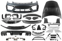 Porsche Boxster/Cayman 982 (718) 2016– GT4RS virsbūves bodykit komplekts (ABS + oglekļa šķiedra) foto 1