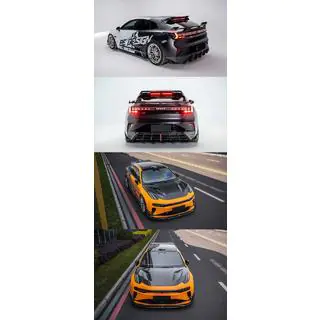 SRS-Style virsbūves bodykit komplekts (2024+, oglekļa šķiedra) Zeekr 001 2021– foto 2