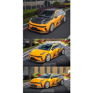 SRS-Style virsbūves bodykit komplekts (2024+, oglekļa šķiedra) Zeekr 001 2021– foto 4