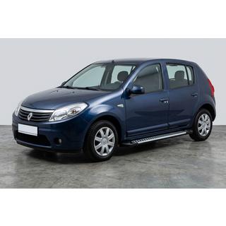 Sānu sliekšņi Line (2 gab., alumīnijs) Dacia Sandero 2007–2013 foto 1
