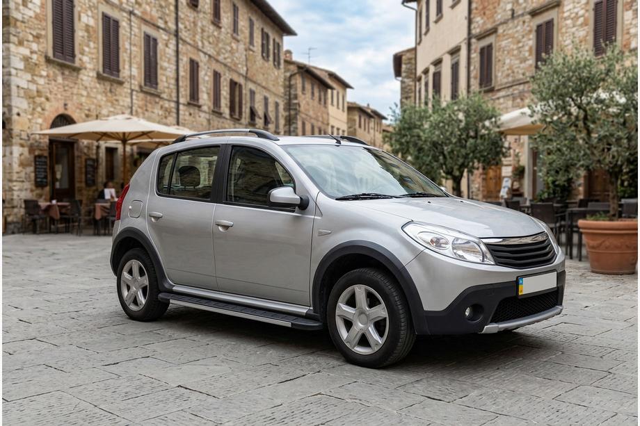 Dacia Sandero 2007–2013 Sānu sliekšņi Duru (2 gab., alumīnijs) Image